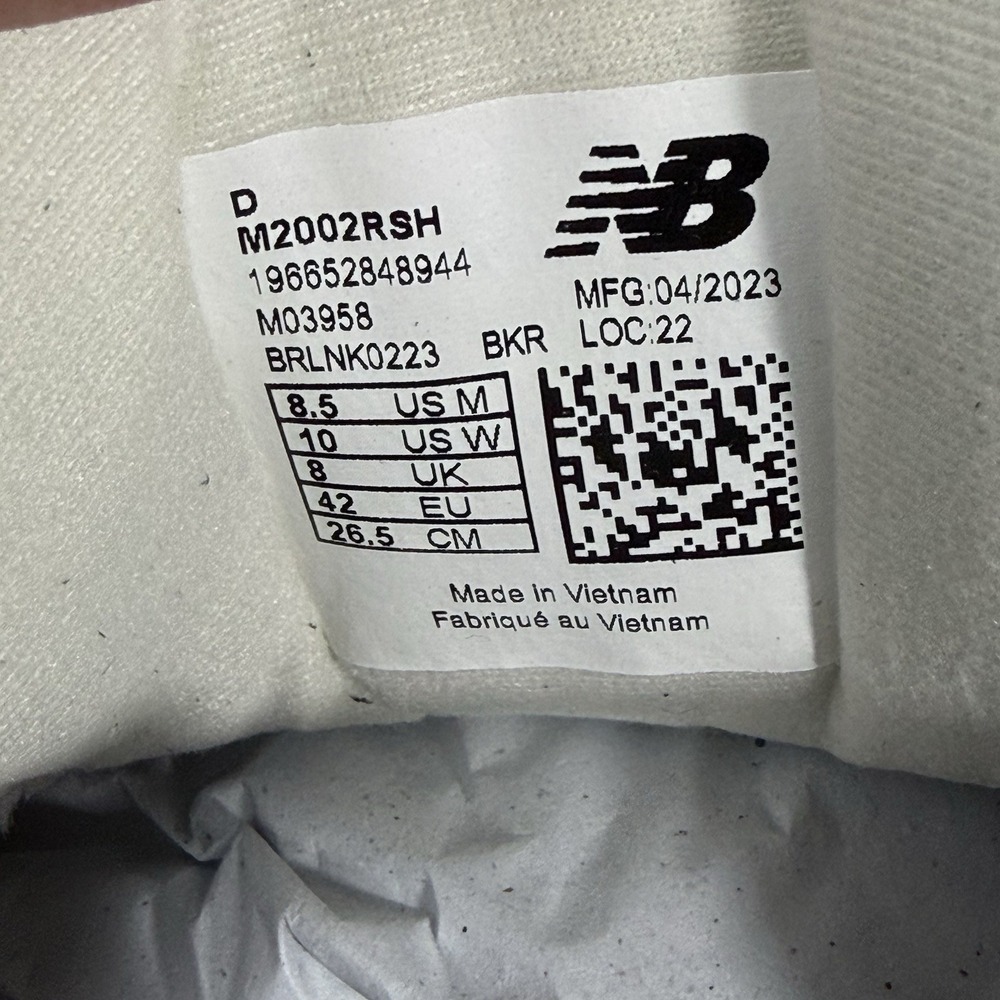 New Balance‎ 2002R Mens 8.5 Magnet Timberwolf Gray Beige Sneakers 2023 M2002RSH - Picture 11 of 14